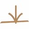 Ekena Millwork Redmond Smooth Timber Gable Bracket, Western Red Cedar, 96"W x 40"H x 1 1/2"D x 3 1/2"F, 10/12 Pitch GBW096X40X0204RED00SWR - alternate 2